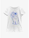 Sesame Street Cookie Monster Cookie Jar Youth Girls T-Shirt, WHITE, hi-res