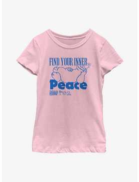 Sesame Street Cookie Monster Find Your Inner Peace Youth Girls T-Shirt, , hi-res