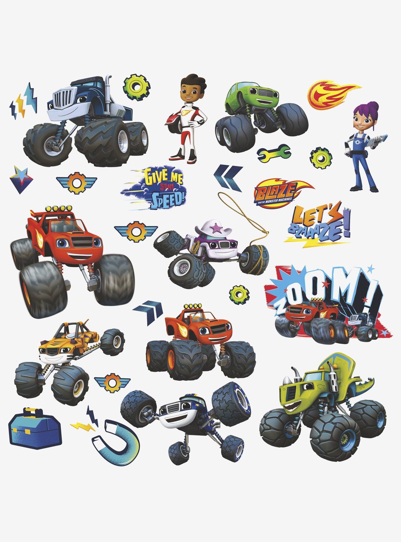 Blaze & The Monster Machines Peel And Stick Wall Decals, , hi-res