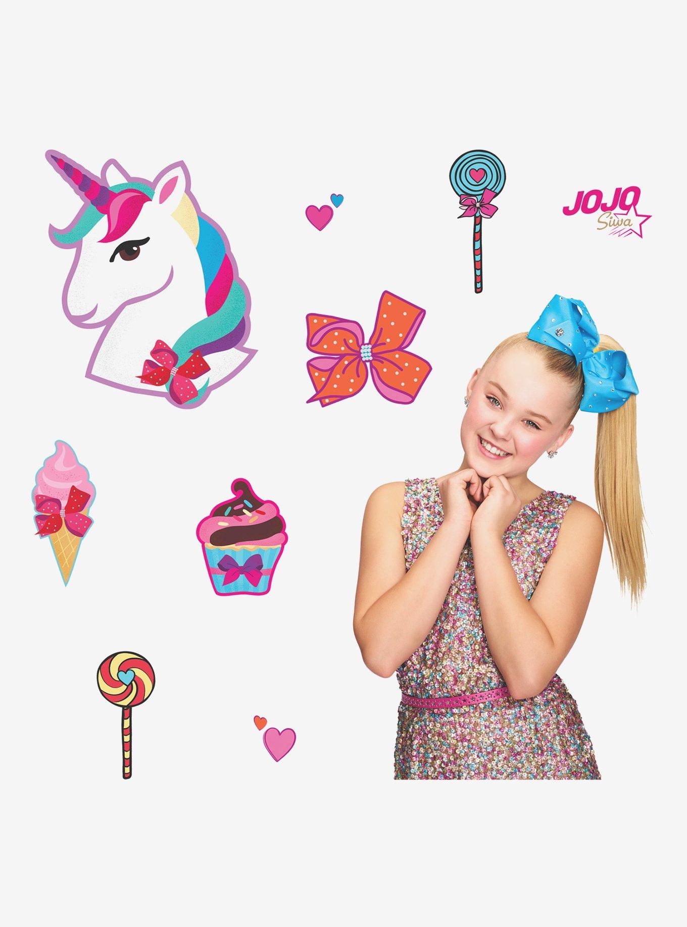 Jojo Siwa Unicorn Dream Peel And Stick Giant Wall Decals, , hi-res
