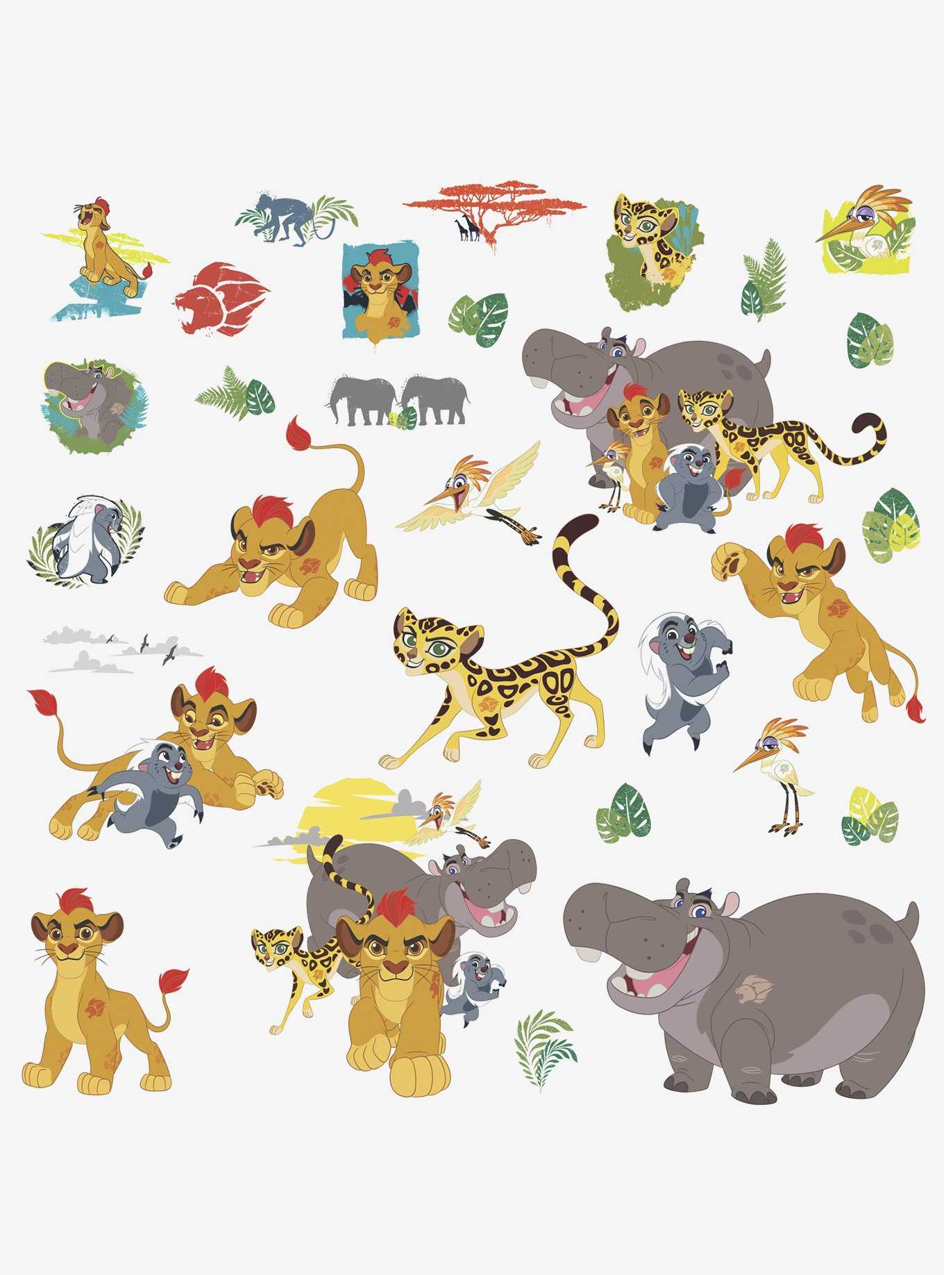 Lion Guard Peel And Stick Wall Decals, , hi-res