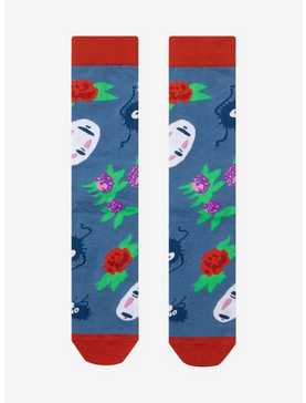Studio Ghibli Spirited Away No-Face & Soot Sprites Allover Print Crew Socks - BoxLunch Exclusive, , hi-res