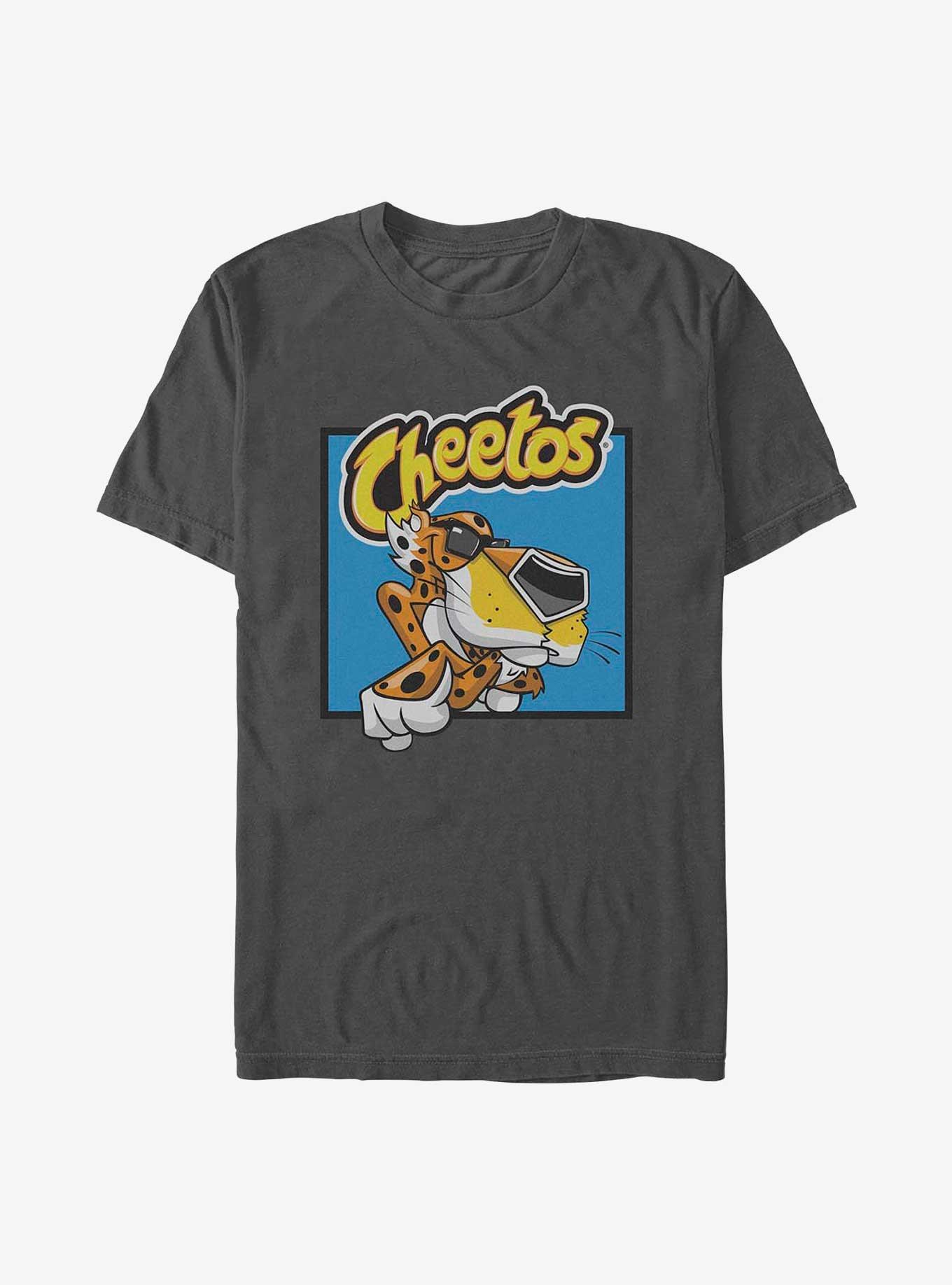 Cheetos Block Frame T-Shirt, CHARCOAL, hi-res