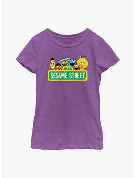 Sesame Street Logo Youth Girls T-Shirt, , hi-res