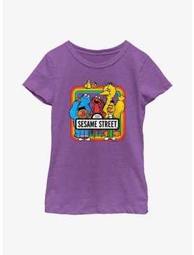 Sesame Street Rainbow Box Youth Girls T-Shirt, , hi-res