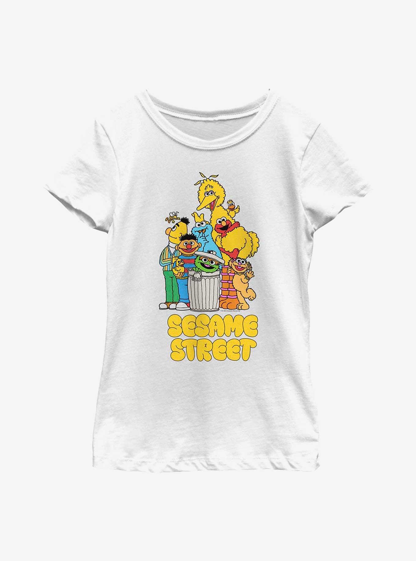 Sesame Street Sesame And Friends Youth Girls T-Shirt, , hi-res