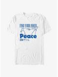 Sesame Street Cookie Monster Find Your Inner Peace T-Shirt, WHITE, hi-res