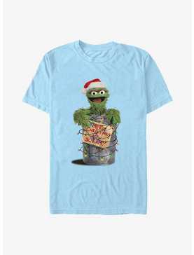 Sesame Street Oscar the Grouch Merry Christmas Now Scram T-Shirt, , hi-res