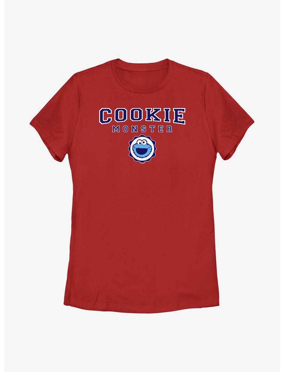 BoxLunch Sesame Street Cookie Monster Cookie Badge Womens T-Shirt