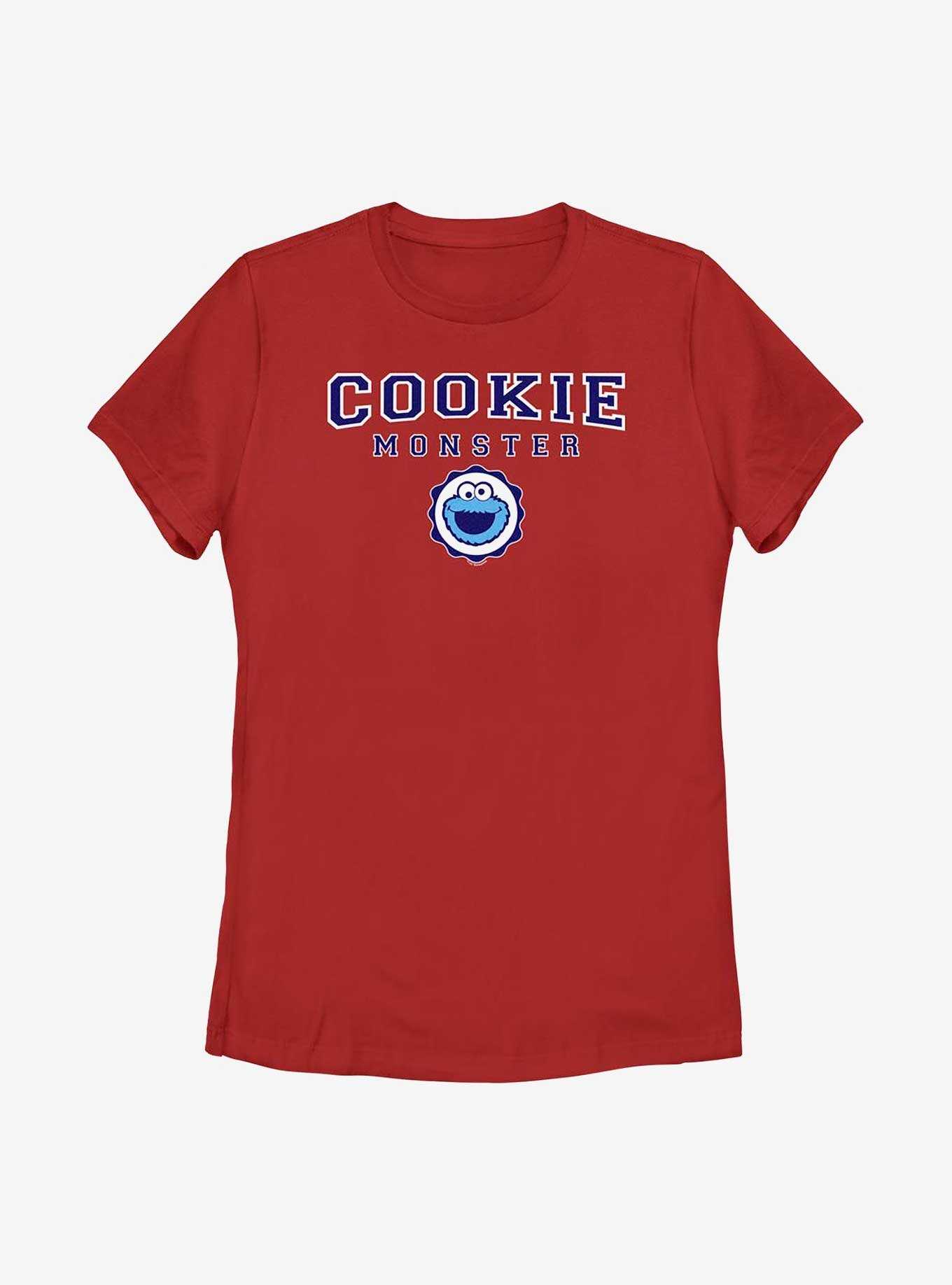 Sesame Street Cookie Monster Cookie Badge Womens T-Shirt, , hi-res