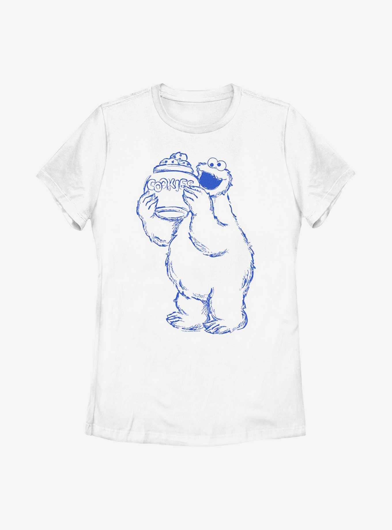 Sesame Street Cookie Monster Cookie Jar Womens T-Shirt, , hi-res