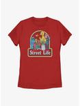 Sesame Street Friends For Life Womens T-Shirt, RED, hi-res