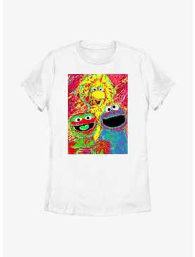 Sesame Street Big Bird, Oscar, and Cookie Monster Poster Womens T-Shirt, , hi-res