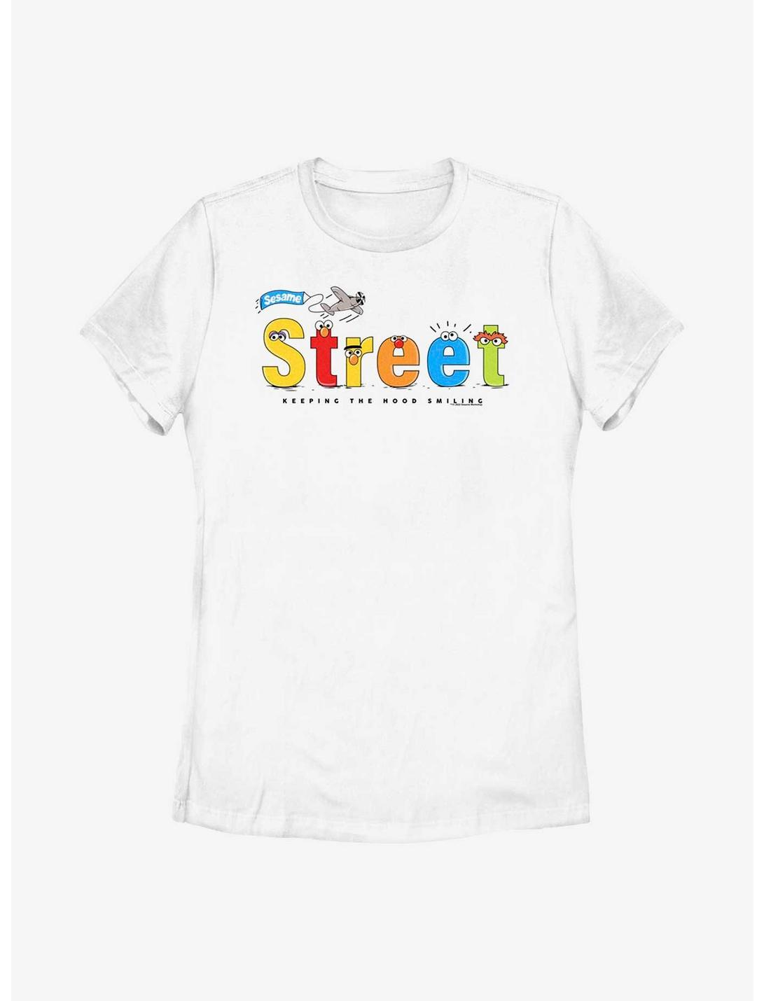 Sesame Street Making The Streets Womens T-Shirt, WHITE, hi-res