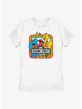 Sesame Street Rainbow Box Womens T-Shirt, WHITE, hi-res