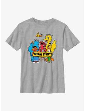 Sesame Street Banner Group Youth T-Shirt, , hi-res