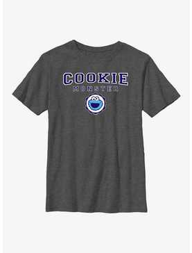 Sesame Street Cookie Monster Cookie Badge Youth T-Shirt, , hi-res