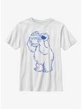 Sesame Street Cookie Monster Cookie Jar Youth T-Shirt, WHITE, hi-res
