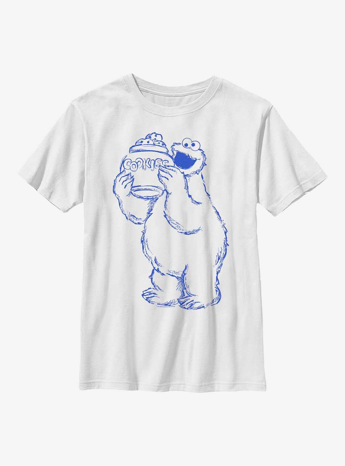 Sesame Street Cookie Monster Cookie Jar Youth T-Shirt, , hi-res