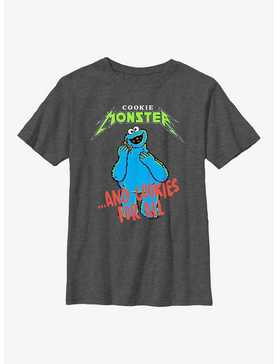 Sesame Street Cookie Monster and Cookies For All Youth T-Shirt, , hi-res