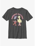 Sesame Street Kindness Matters Youth T-Shirt, CHAR HTR, hi-res