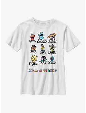 Sesame Street Puppet Faces Youth T-Shirt, , hi-res
