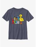 Sesame Street Sesame To The Street Youth T-Shirt, NAVY HTR, hi-res