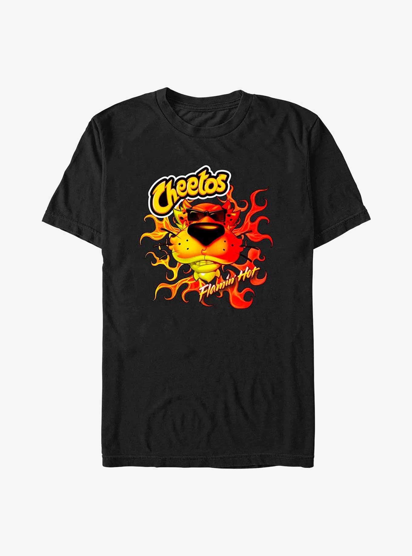 Cheetos Fire Breath T-Shirt, BLACK, hi-res