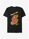Cheetos Flaming Fire T-Shirt, BLACK, hi-res