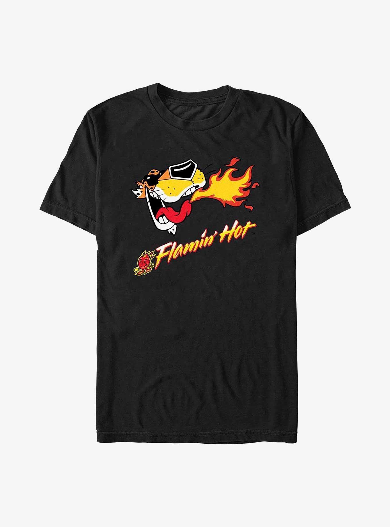 Cheetos Flamin' Hot Chester Head T-Shirt, BLACK, hi-res