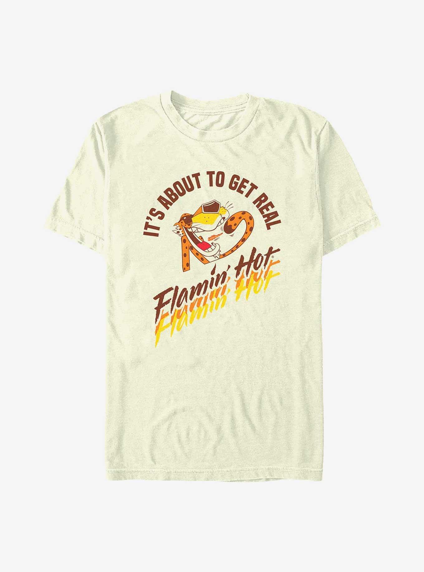 Cheetos Get Real Flamin' Cheetos T-Shirt, NATURAL, hi-res