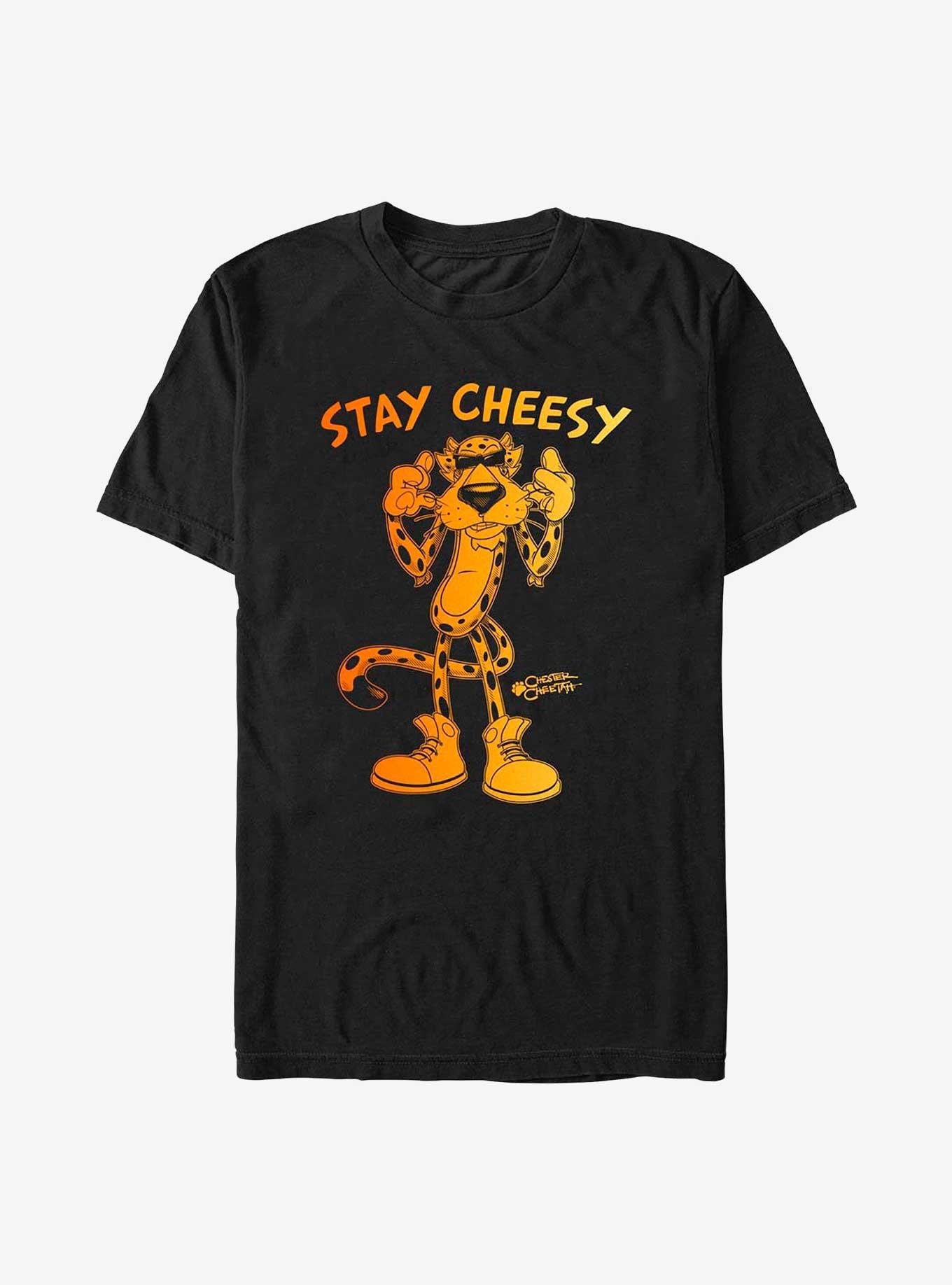 Cheetos Chester Stay Cheesy T-Shirt, BLACK, hi-res