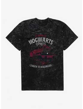Harry Potter All Aboard The Hogwarts Express Mineral Wash T-Shirt, , hi-res