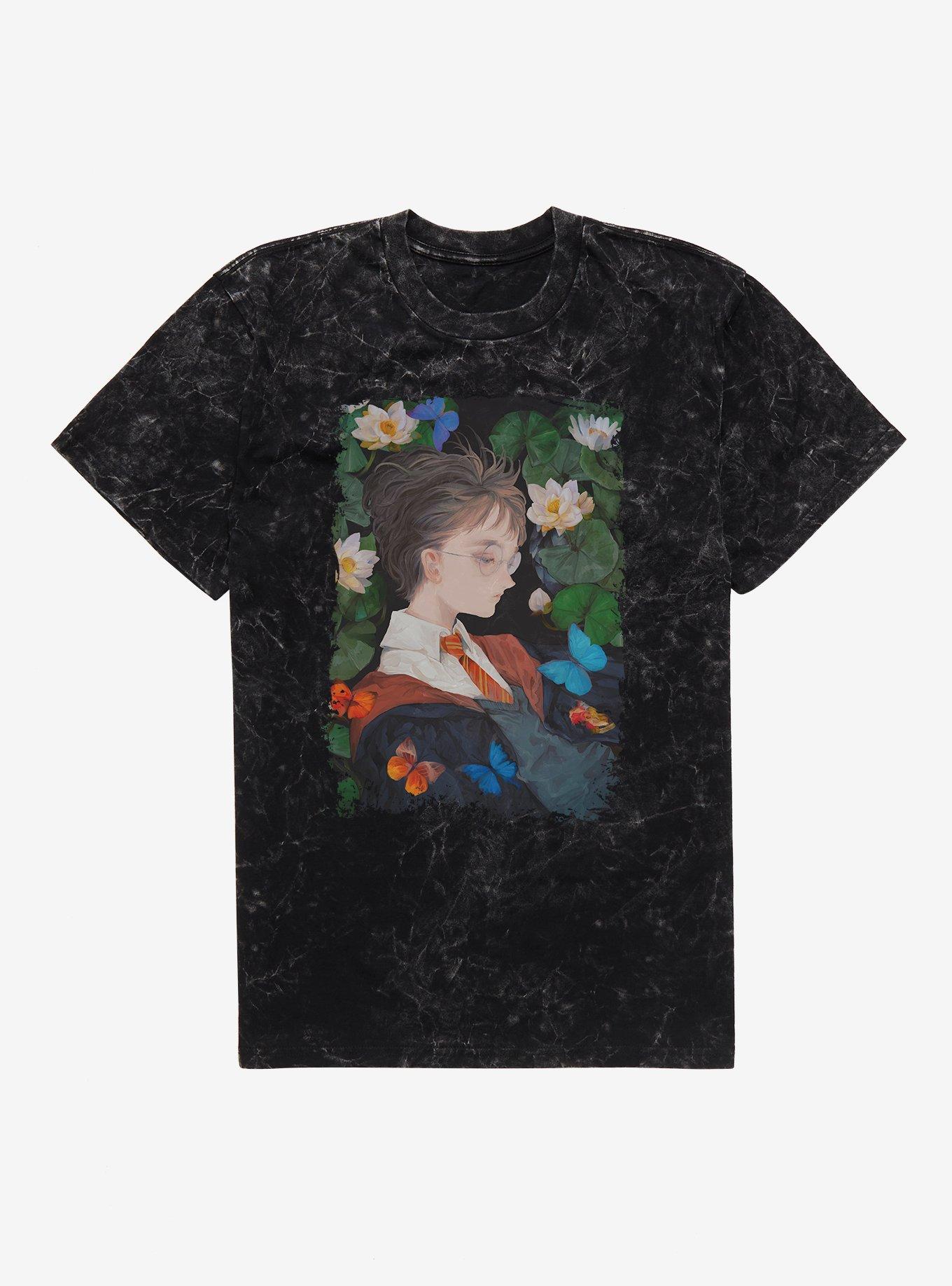 Harry Potter Anime Neo-Classical Harry Mineral Wash T-Shirt, , hi-res