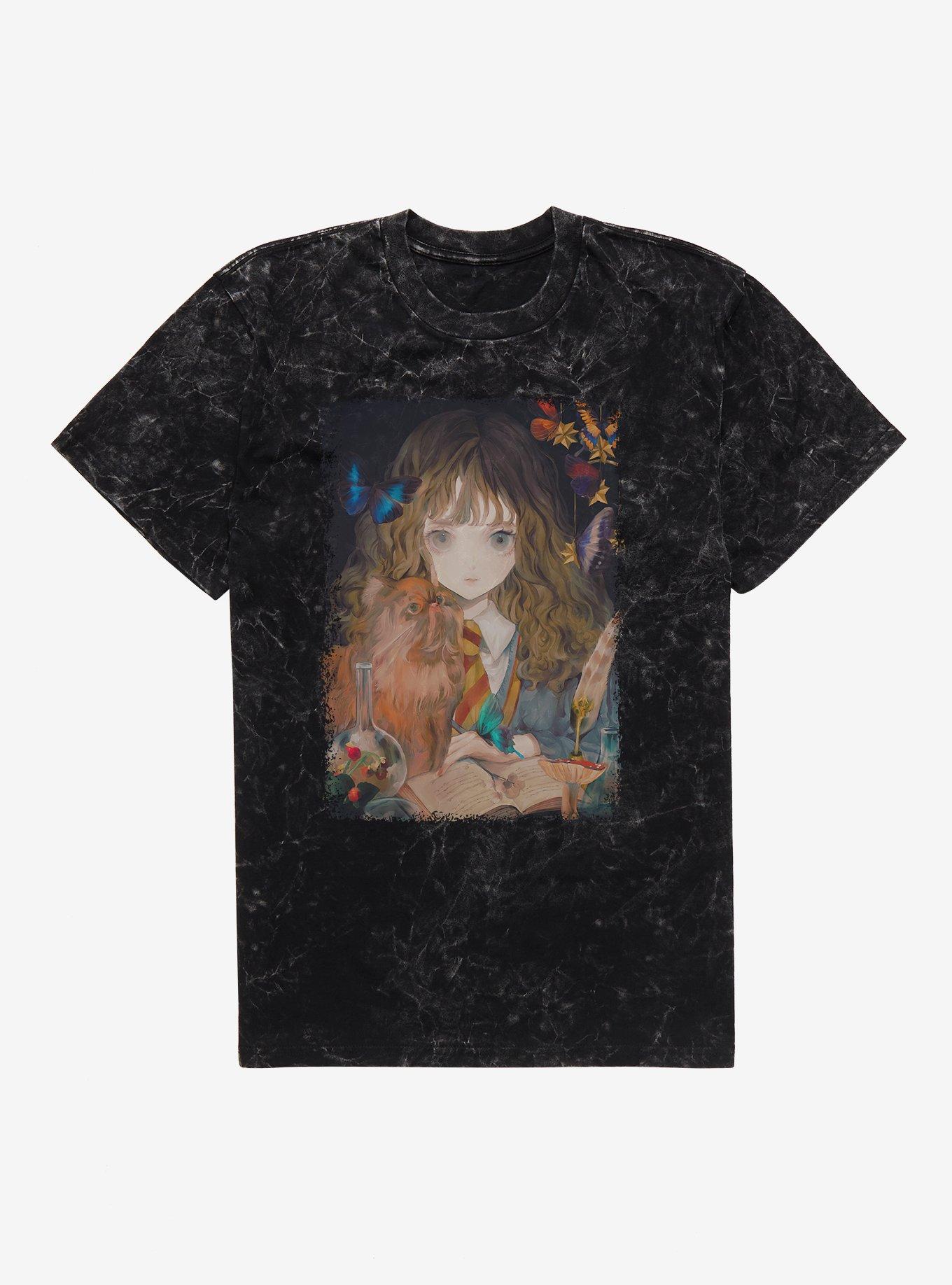 Harry Potter Anime Neo-Classical Hermione Mineral Wash T-Shirt, , hi-res