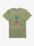 Harry Potter Herbology Mandrake Mineral Wash T-Shirt, MILITARY GREEN MINERAL WASH, hi-res