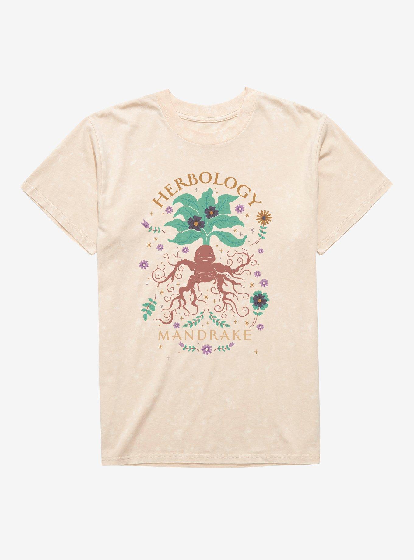 THRDLESS Harry Potter Herbology Mandrake Mineral Wash T-Shirt