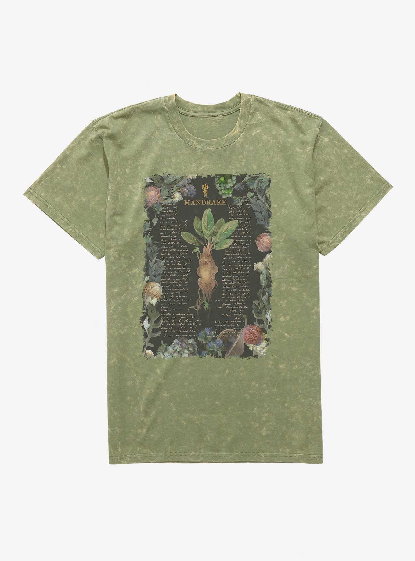 Harry Potter Mandrake Flowers Mineral Wash T-Shirt, , hi-res