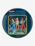 Zombie Apocalypse 3 Inch Button By Steven Rhodes, , hi-res