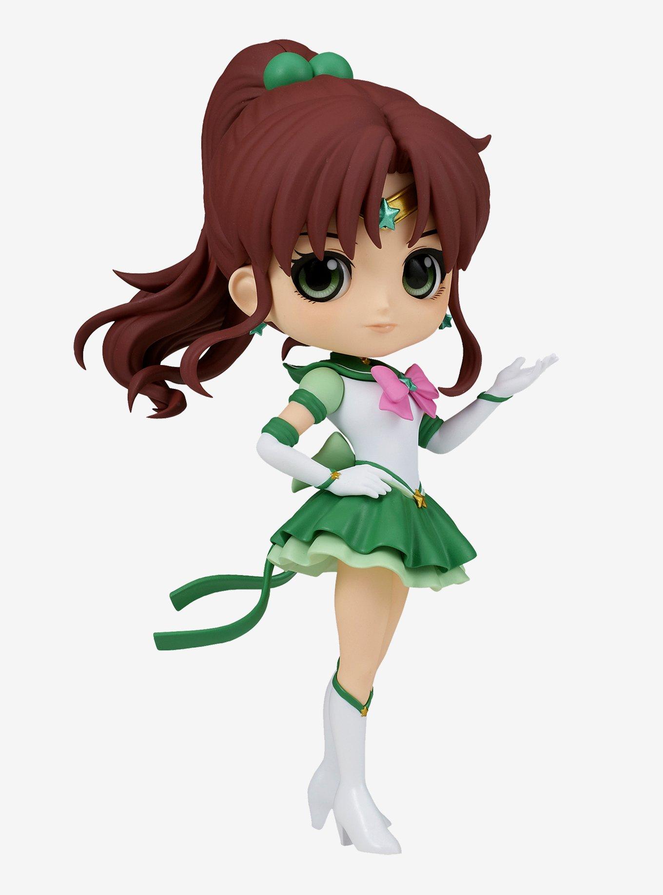 Banpresto Sailor Moon Cosmos Q Posket Eternal Sailor Jupiter (Ver. A) Figure, , hi-res