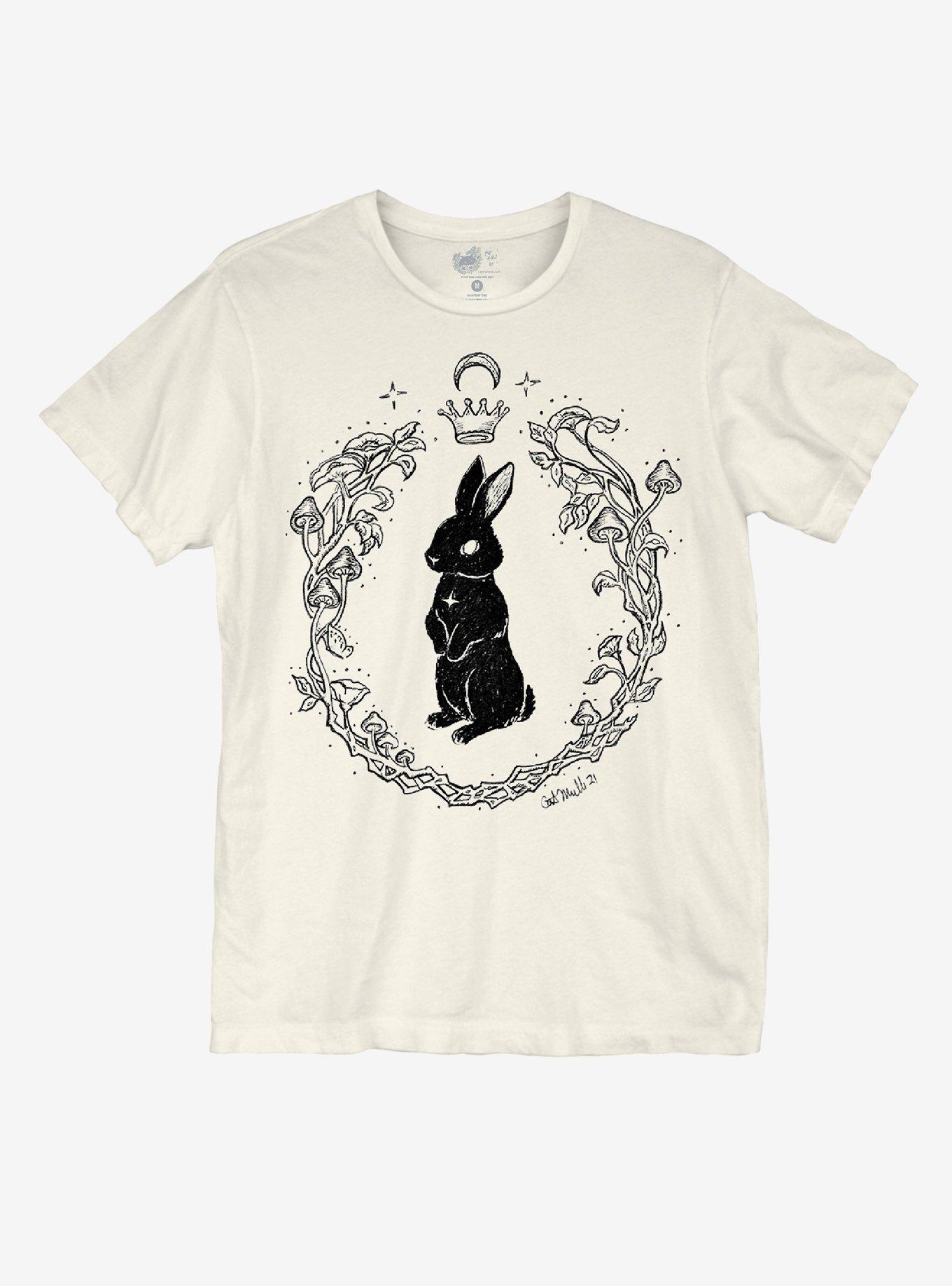 Black Bunny Boyfriend Fit Girls T-Shirt, MULTI, hi-res