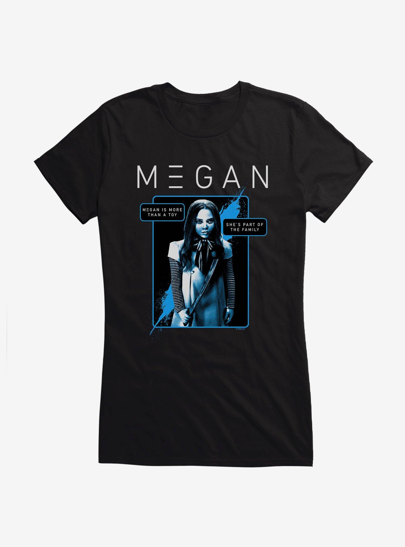 M3GAN Part Of The Family Girls T-Shirt, BLACK, hi-res