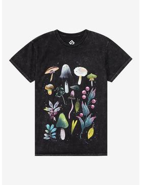Plus Size Mushroom Dark Wash Boyfriend Fit Girls T-Shirt, , hi-res
