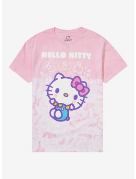 Plus Size Hello Kitty Chibi Tie-Dye Boyfriend Fit Girls T-Shirt, , hi-res