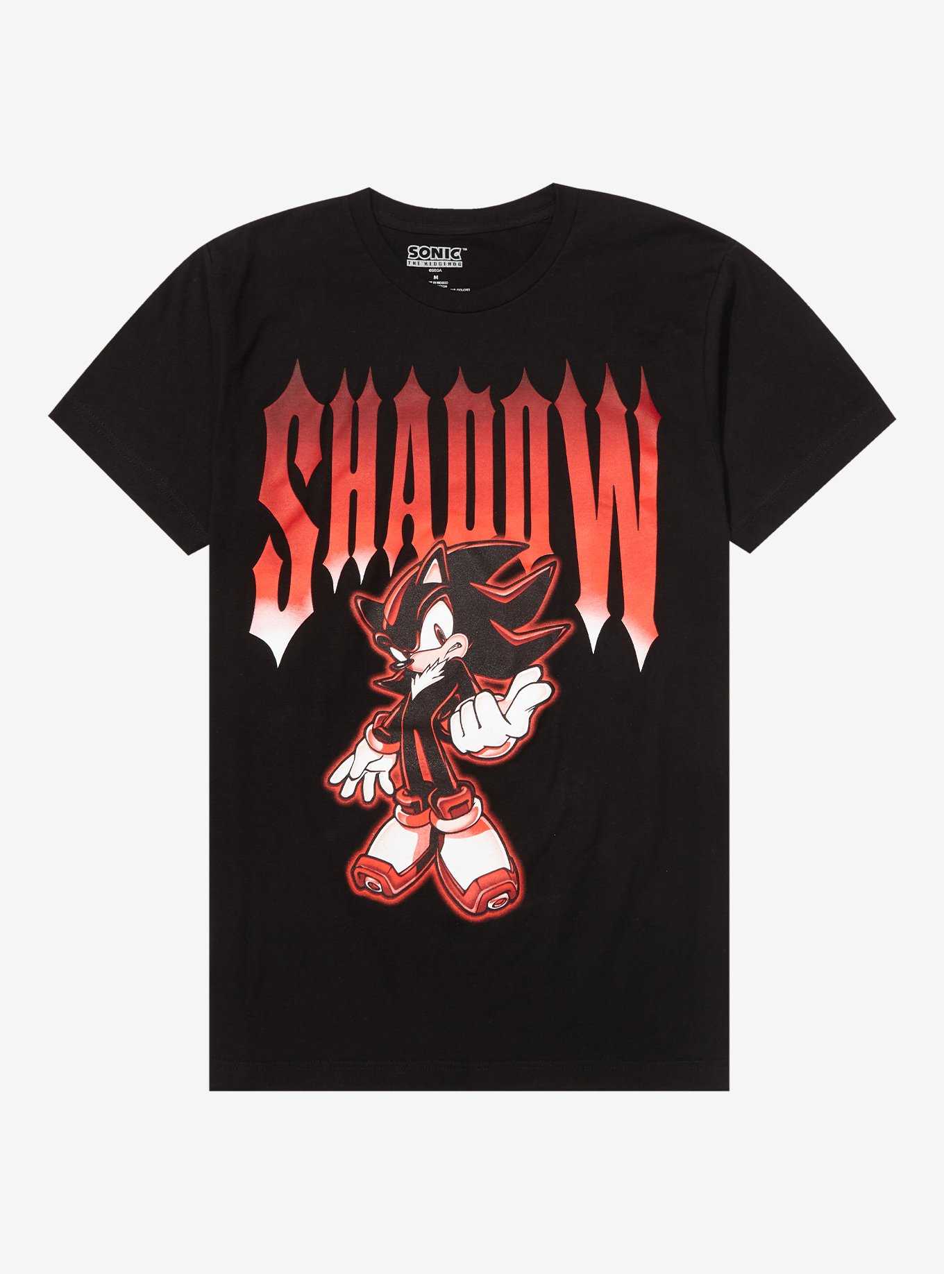 Sonic The Hedgehog Shadow Metal Boyfriend Fit Girls T-Shirt, , hi-res