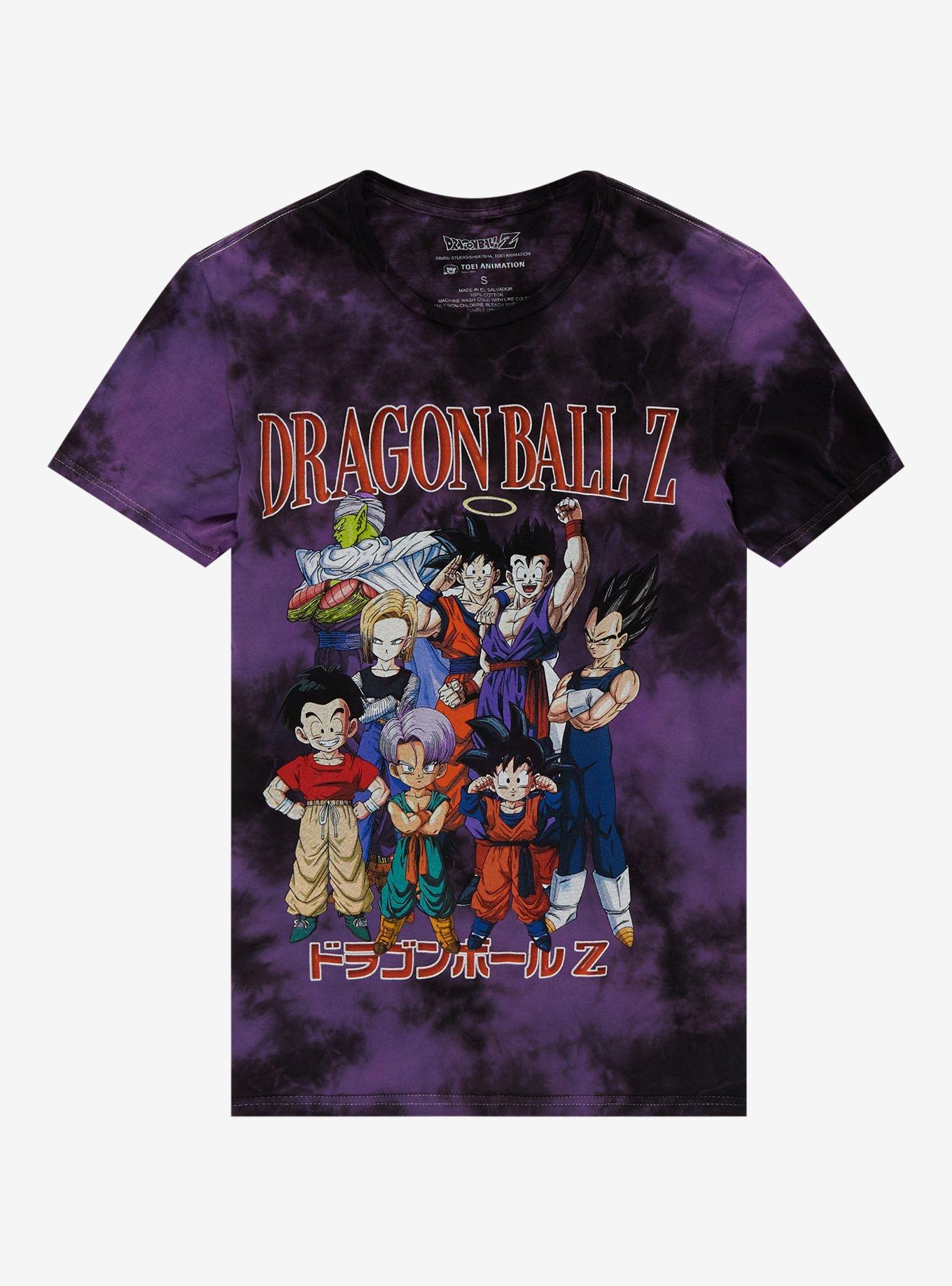 Dragon Ball Z Anime Cartoon Characters Mens Black Graphic Tee-S