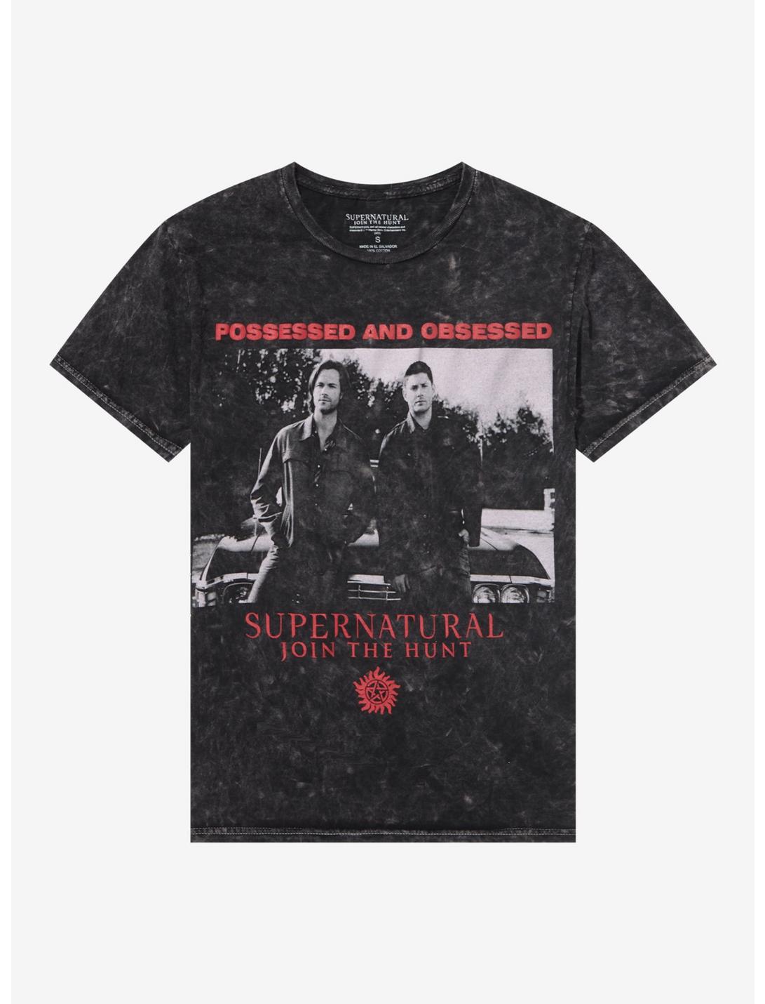 Supernatural Possessed & Obsessed Boyfriend Fit Girls T-Shirt, MULTI, hi-res