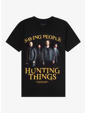 Supernatural Saving People Boyfriend Fit Girls T-Shirt, , hi-res