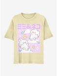 Mimi & Neko Moon & Stars Boyfriend Fit Girls T-Shirt, MULTI, hi-res