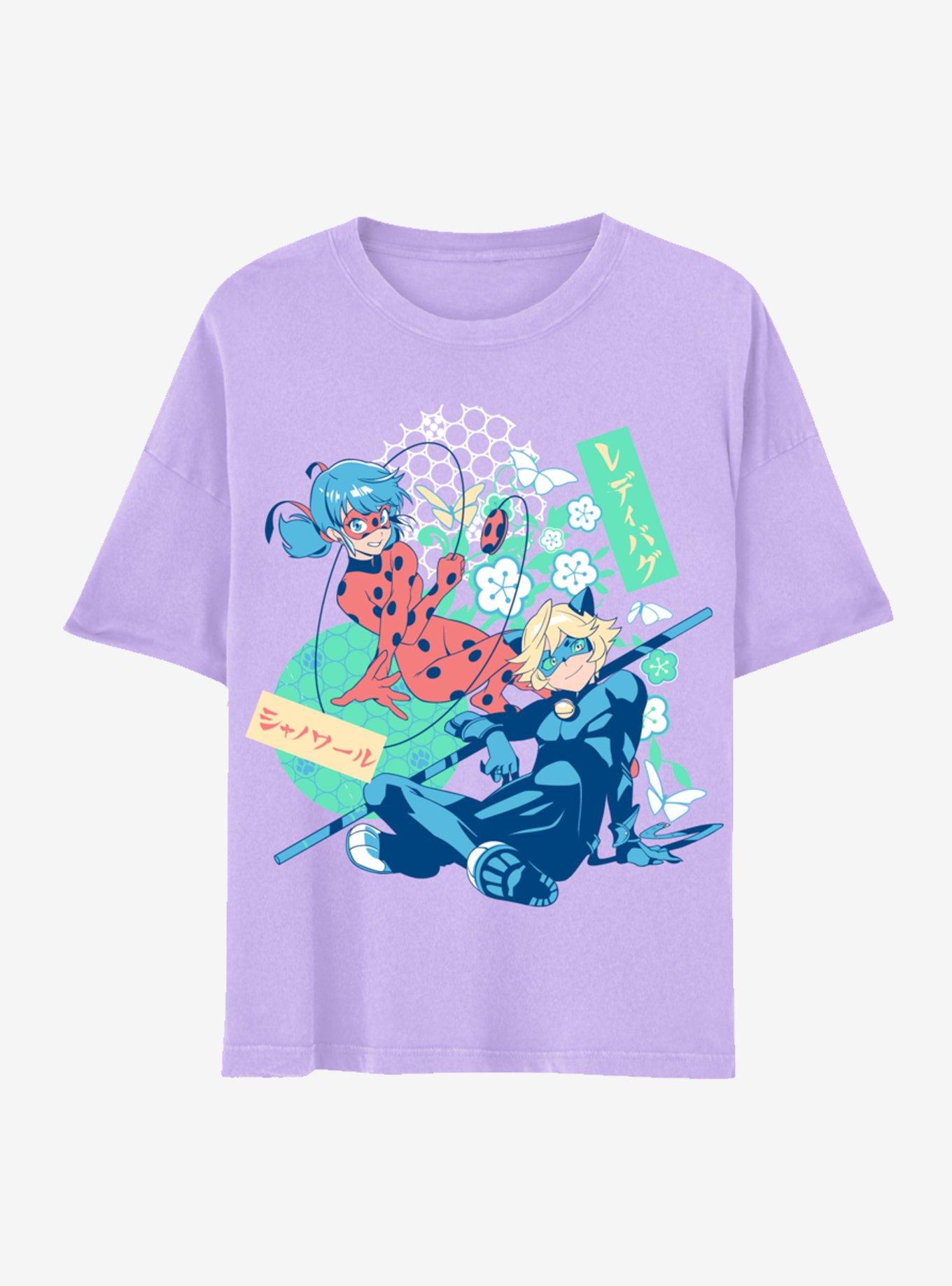 Ladybug and cat noir t shirt best sale